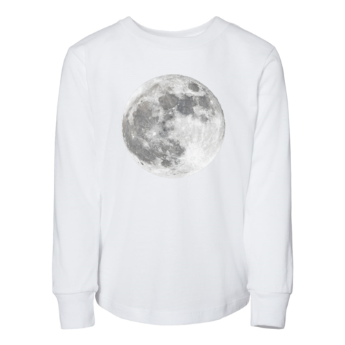 Contemporary Moon BELLA + CANVAS Toddler Jersey Long Sleeve Tee