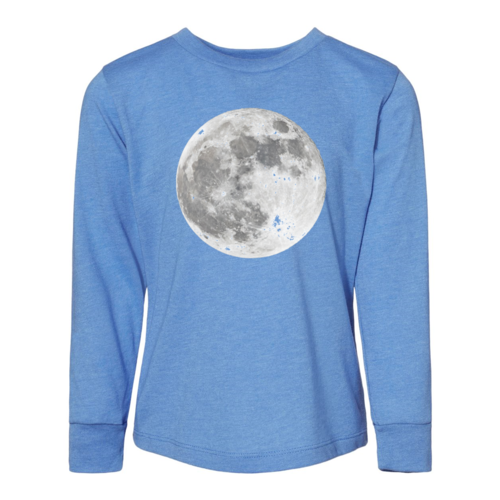 Contemporary Moon BELLA + CANVAS Toddler Jersey Long Sleeve Tee