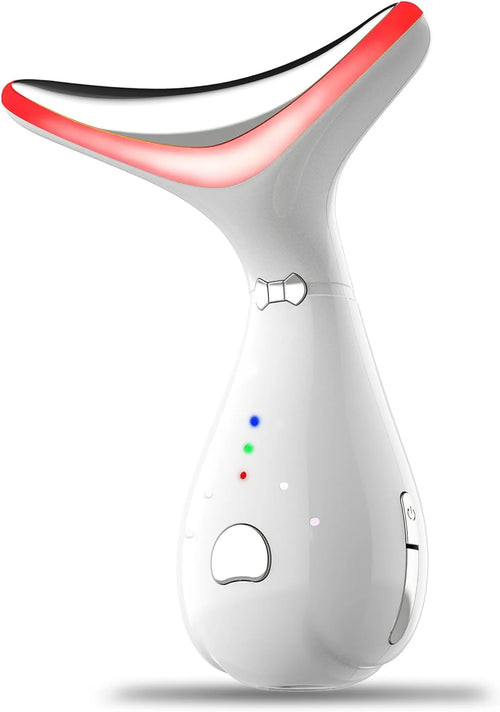 3-In-1 Face and Neck Massager with Warmth, Vibration and Microcurrent