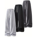 Envogue 3 In 1 Combo Casual Straight Cut Joggers Pants - Dark Grey/ Light grey/ Black