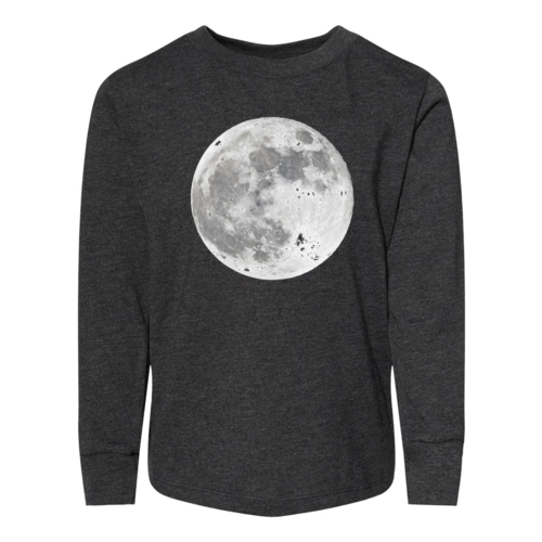 Contemporary Moon BELLA + CANVAS Toddler Jersey Long Sleeve Tee