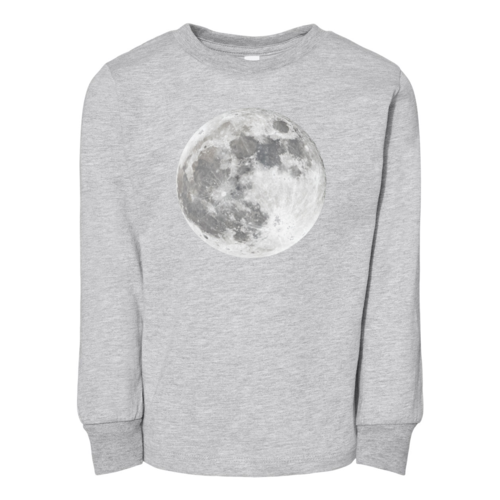 Contemporary Moon BELLA + CANVAS Toddler Jersey Long Sleeve Tee